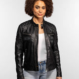 Walkorane - Women's Vintage Motorcycle Jacket
