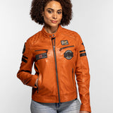 Walkorane - Women's Vintage Motorcycle Jacket