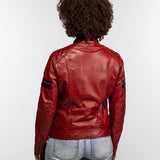 Walkorane - Women's Vintage Motorcycle Jacket