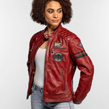 Walkorane - Women's Vintage Motorcycle Jacket