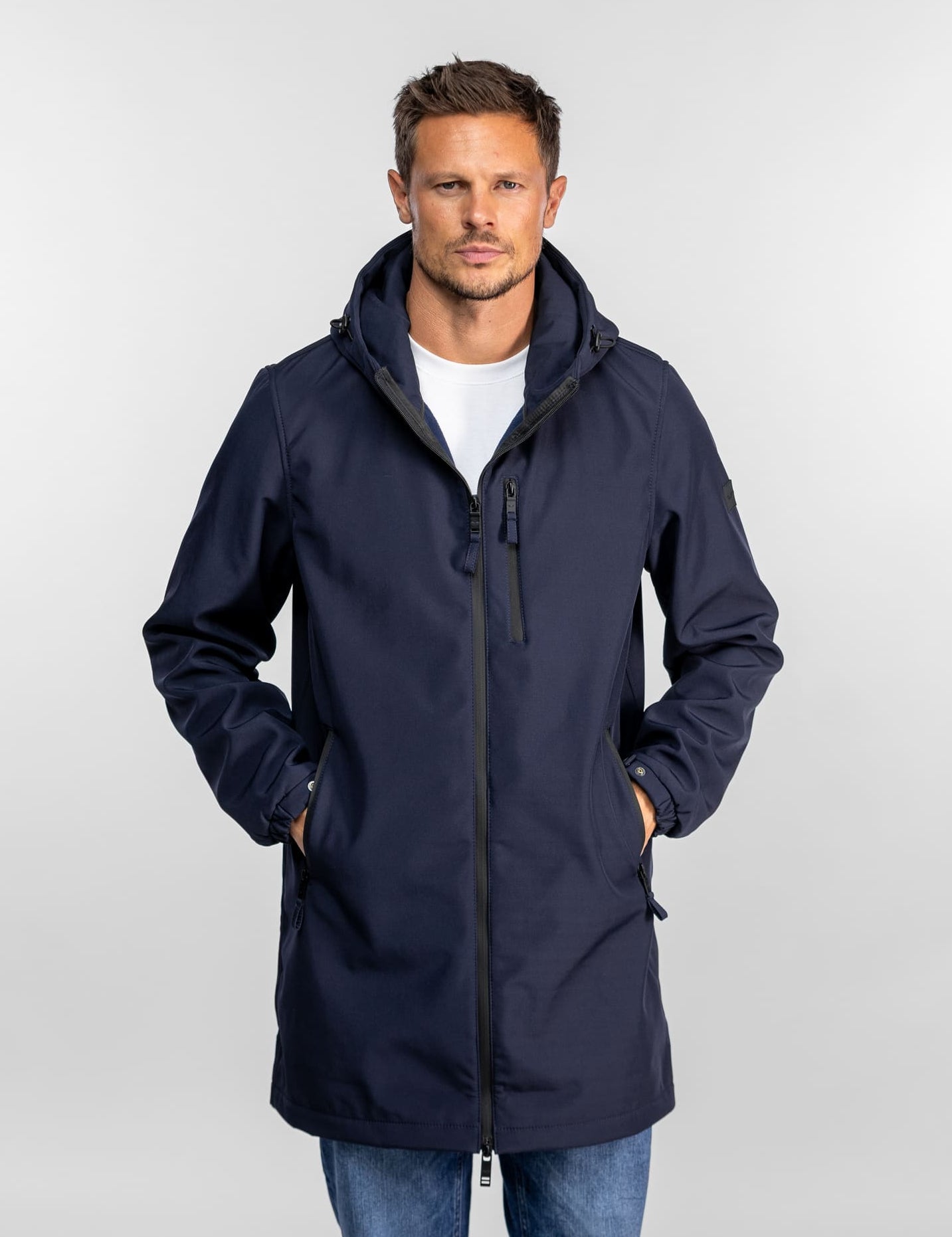 Romin - Veste longue imperméable homme