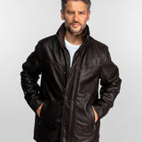 Darwin Texas - Manteau en cuir homme