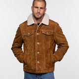 Trucker - Men's sherpa trucker jacket