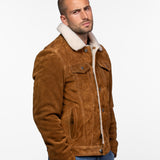 Trucker - Blouson sherpa trucker homme
