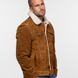 Trucker - Men's sherpa trucker jacket