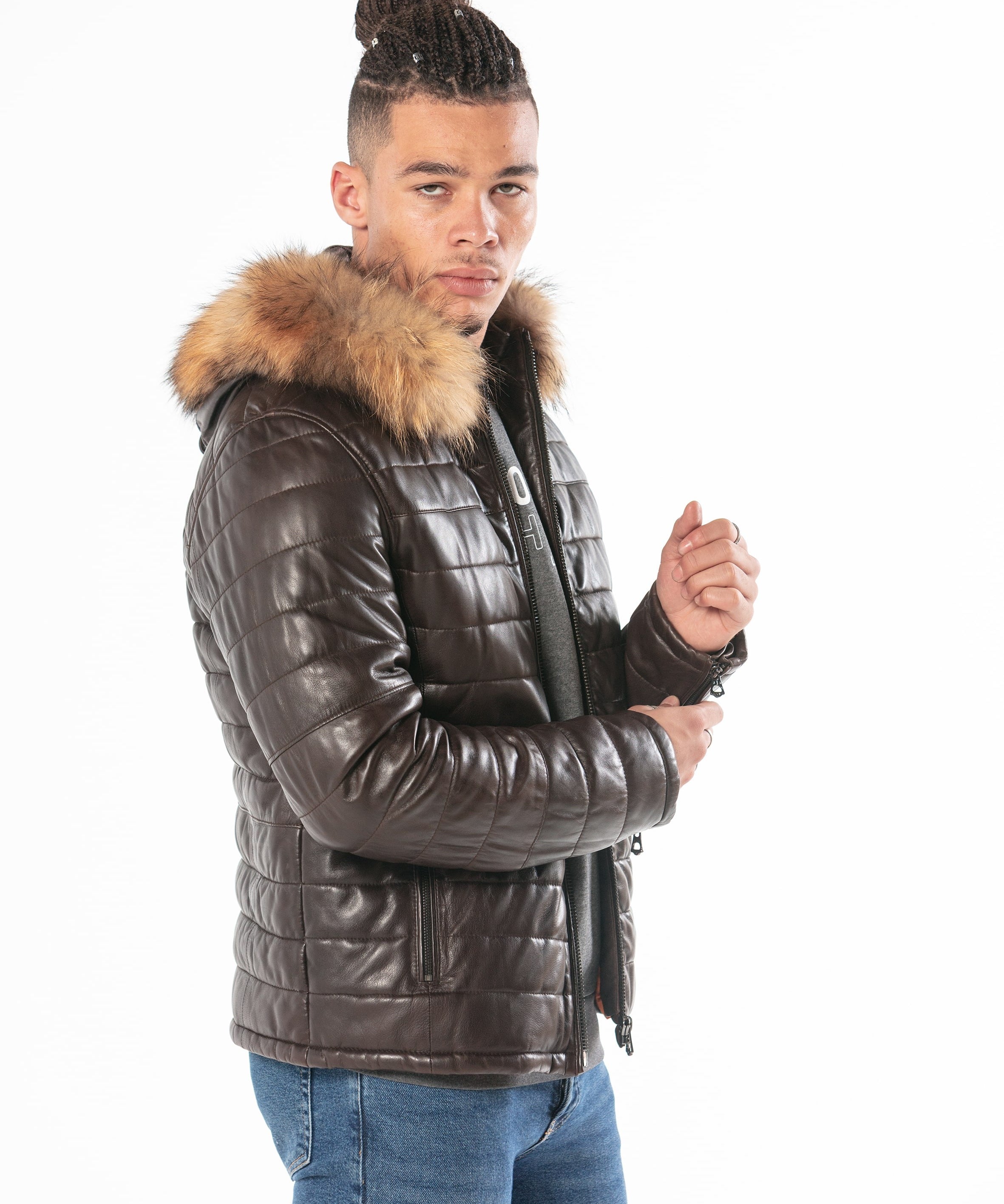 Daryl - Blouson cuir homme - Homme