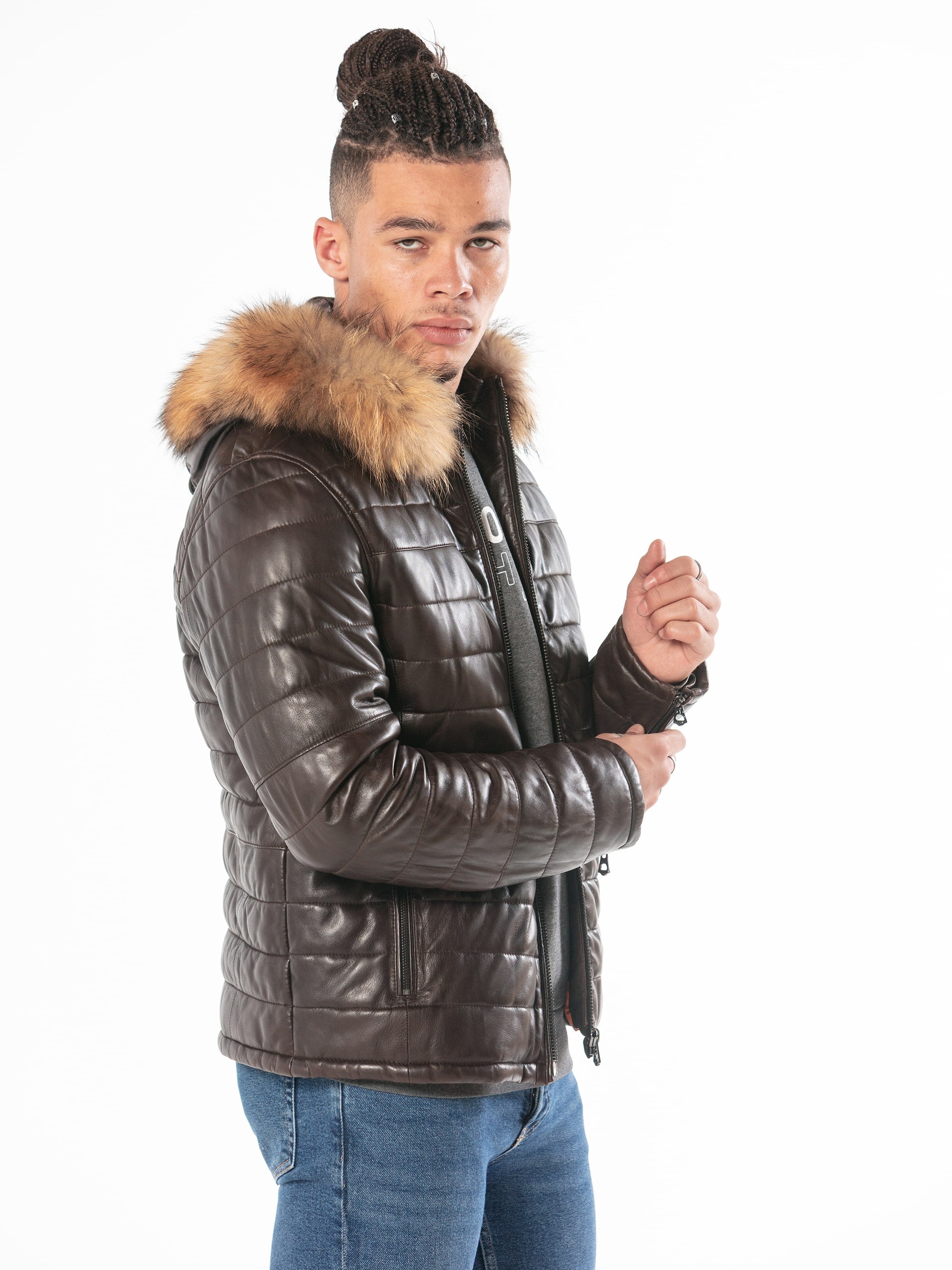 Daryl - Blouson cuir homme - Homme