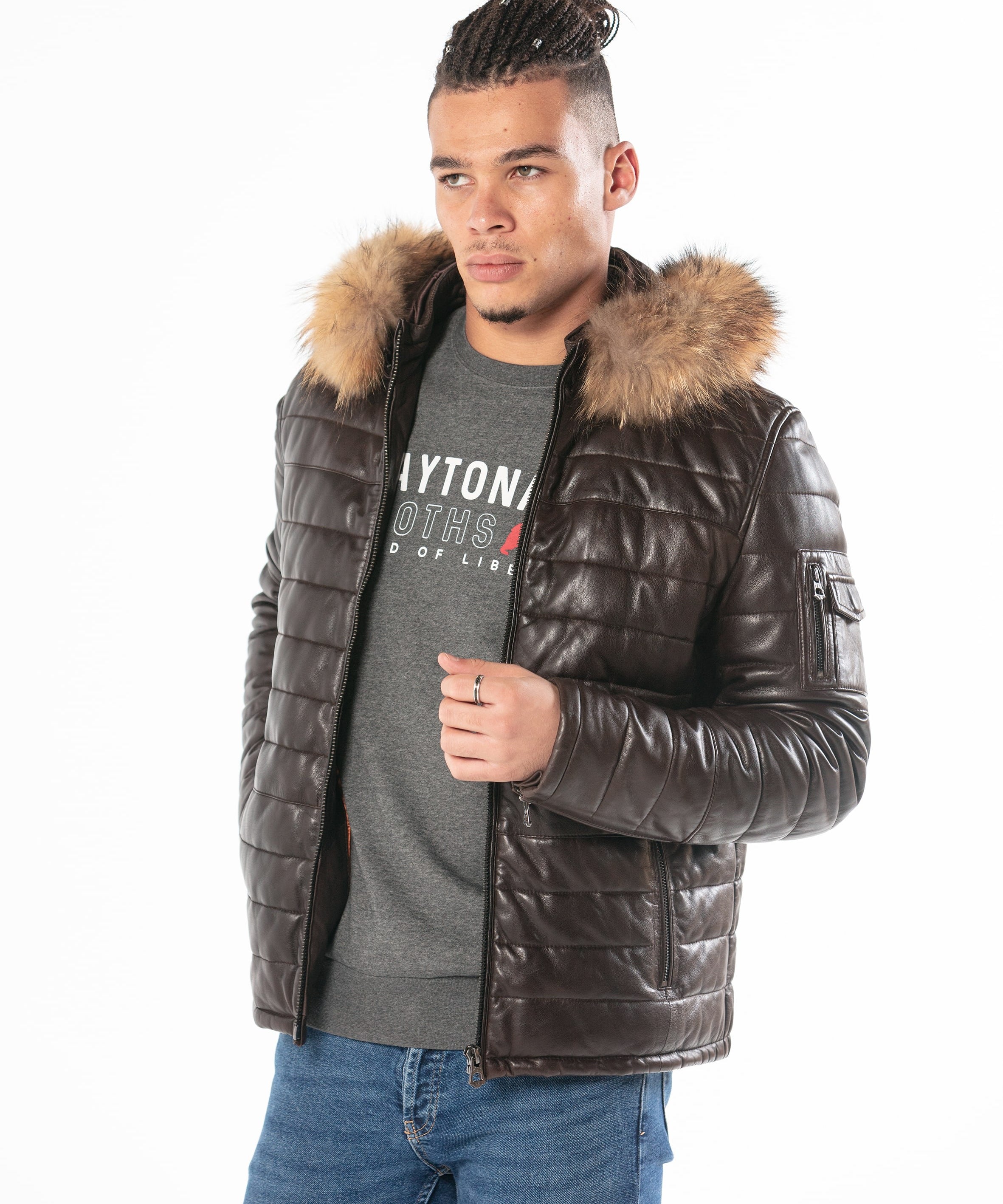 Daryl - Blouson cuir homme - Homme