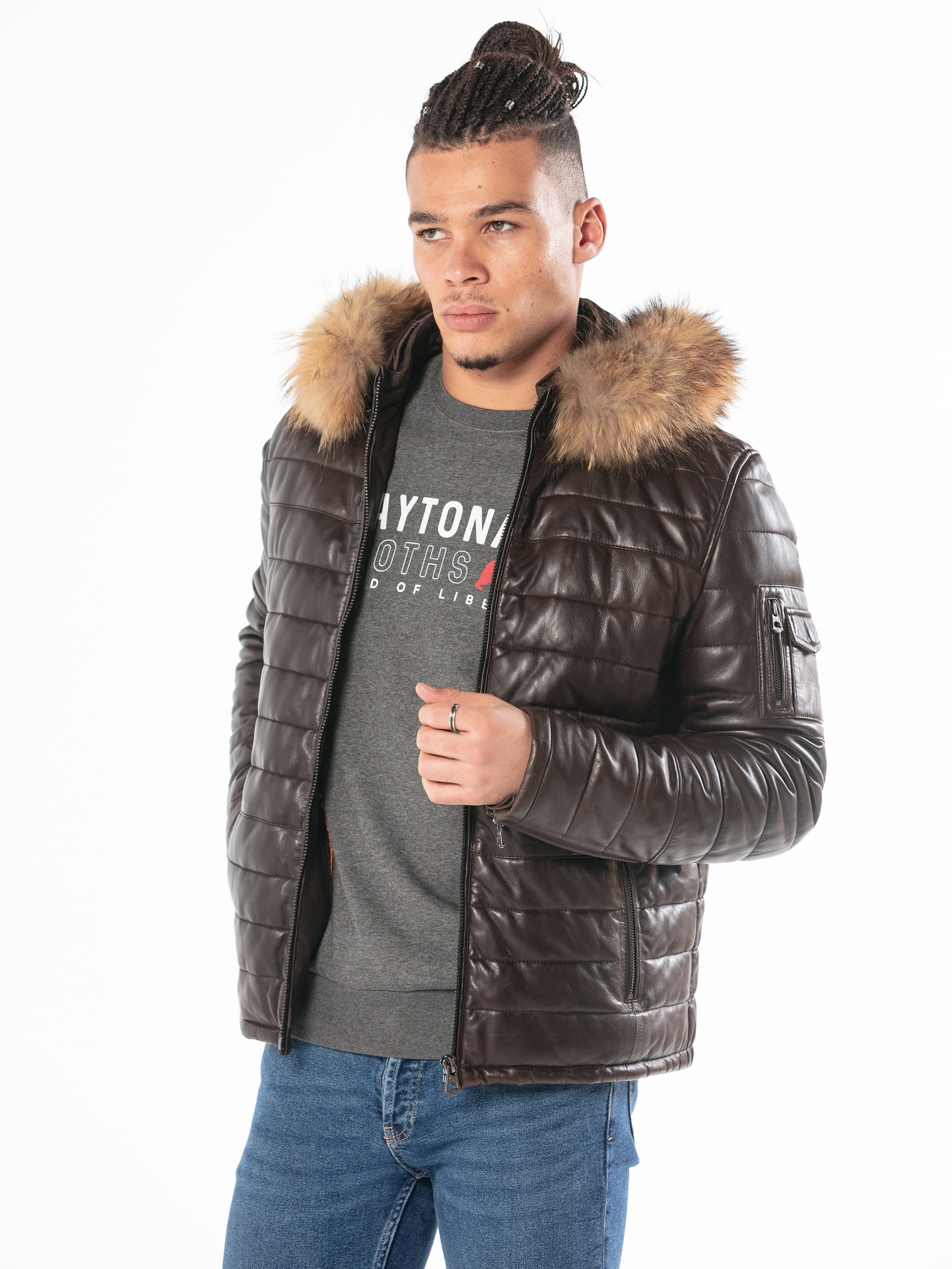 Daryl - Blouson cuir homme - Homme