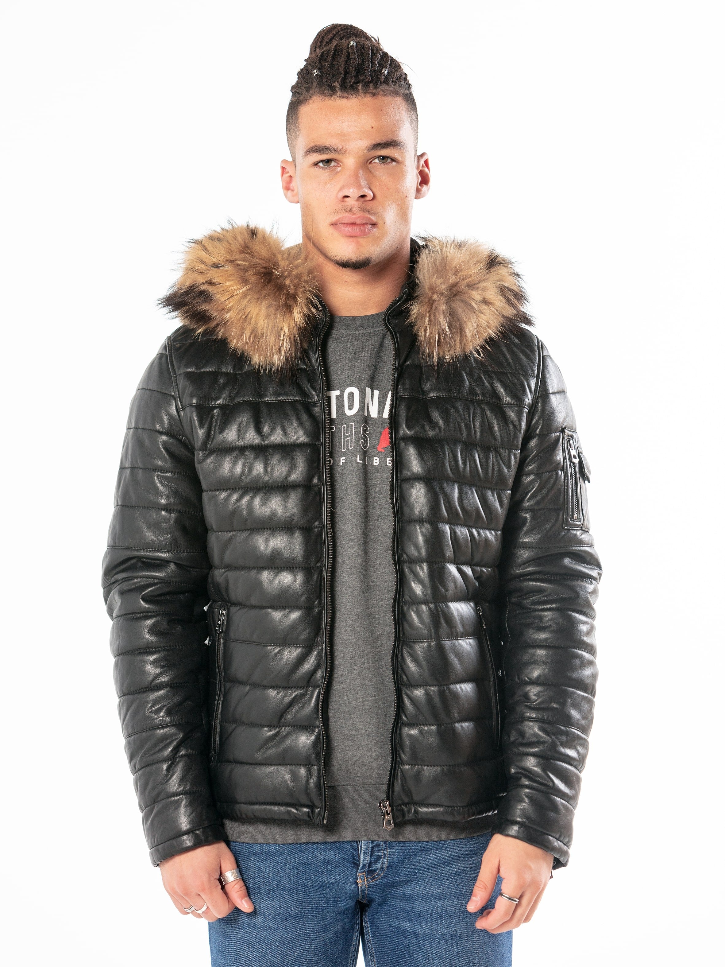 Daryl - Blouson cuir homme - Homme