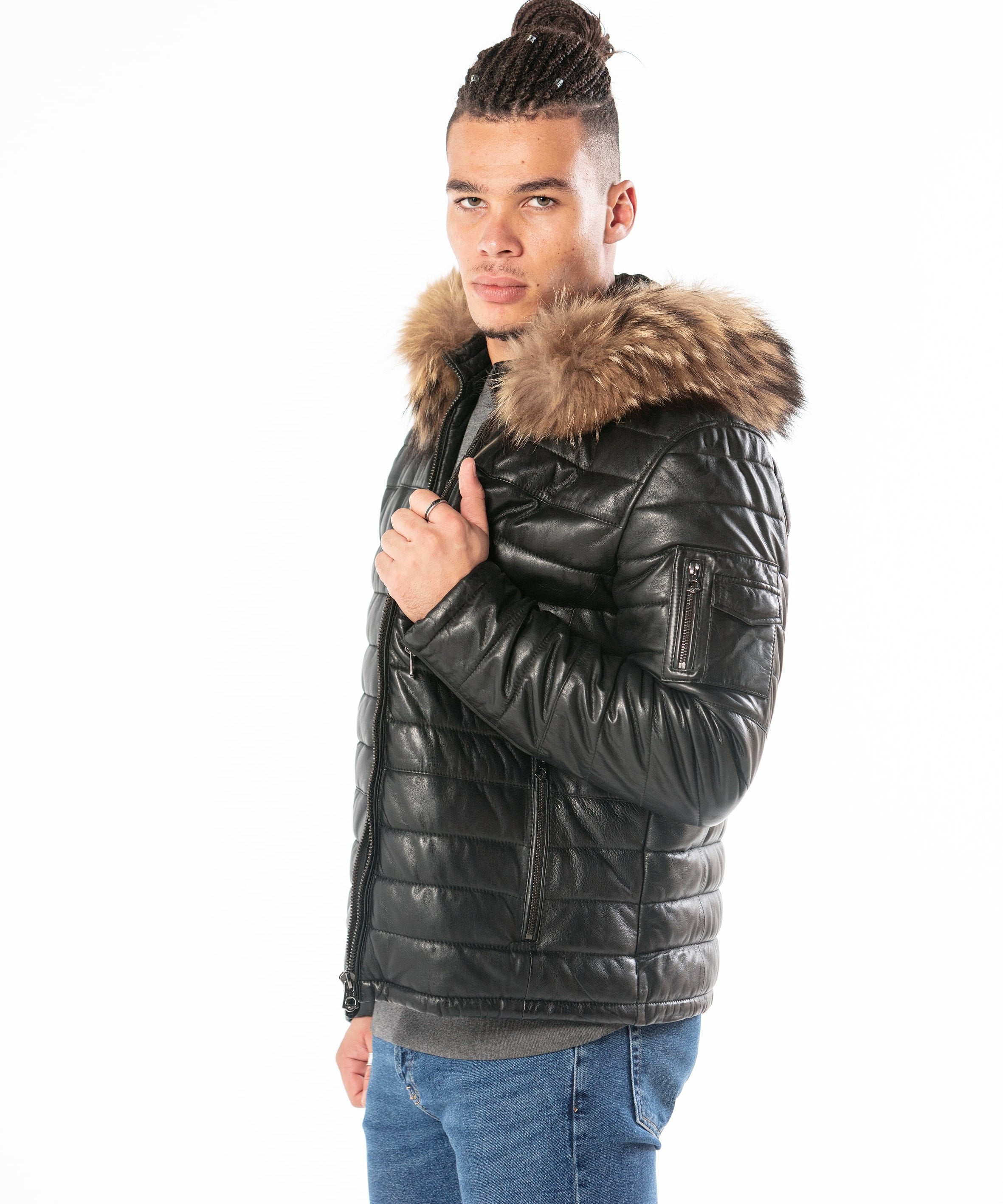 Daryl - Blouson cuir homme - Homme