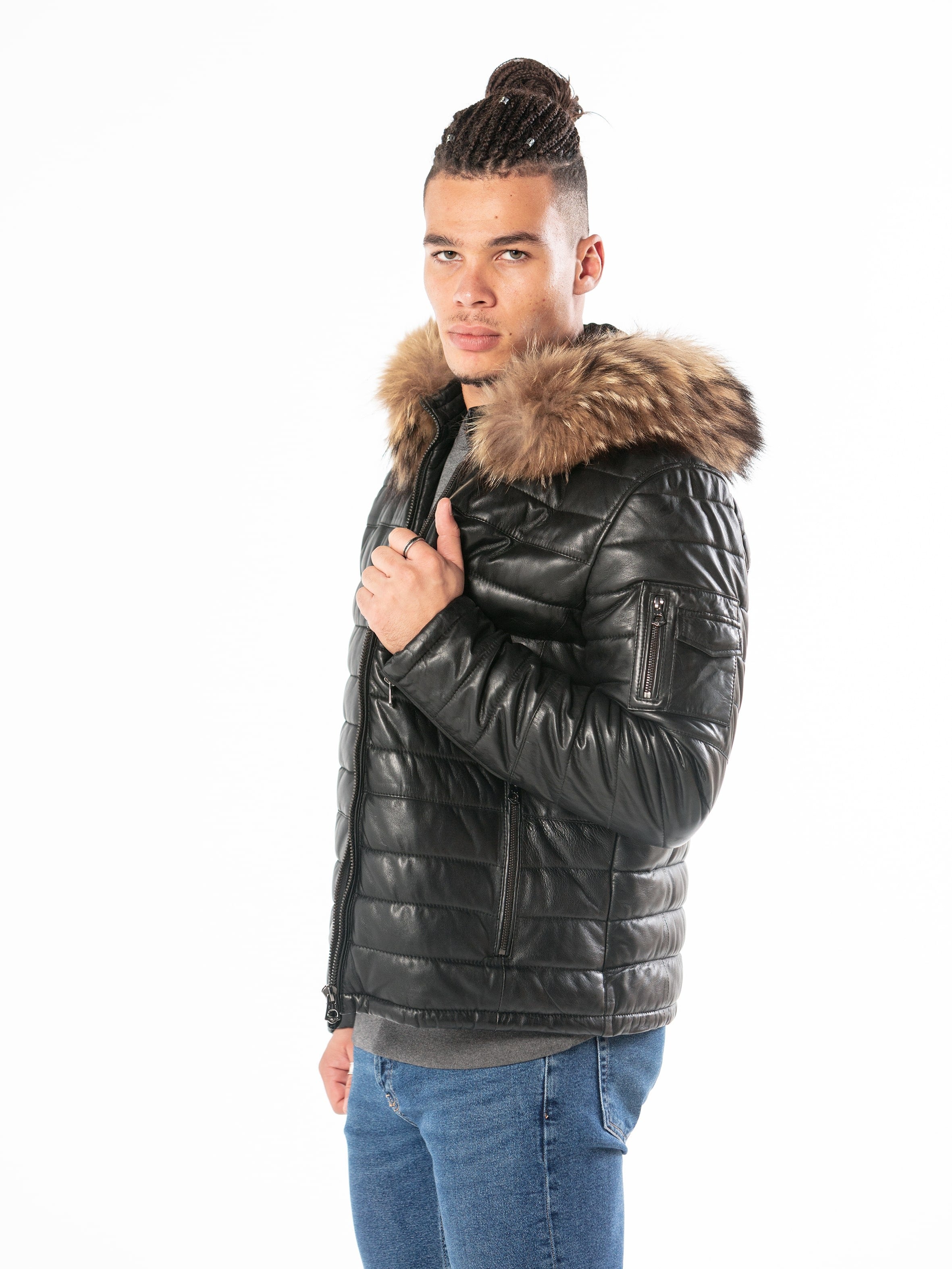 Daryl - Blouson cuir homme - Homme