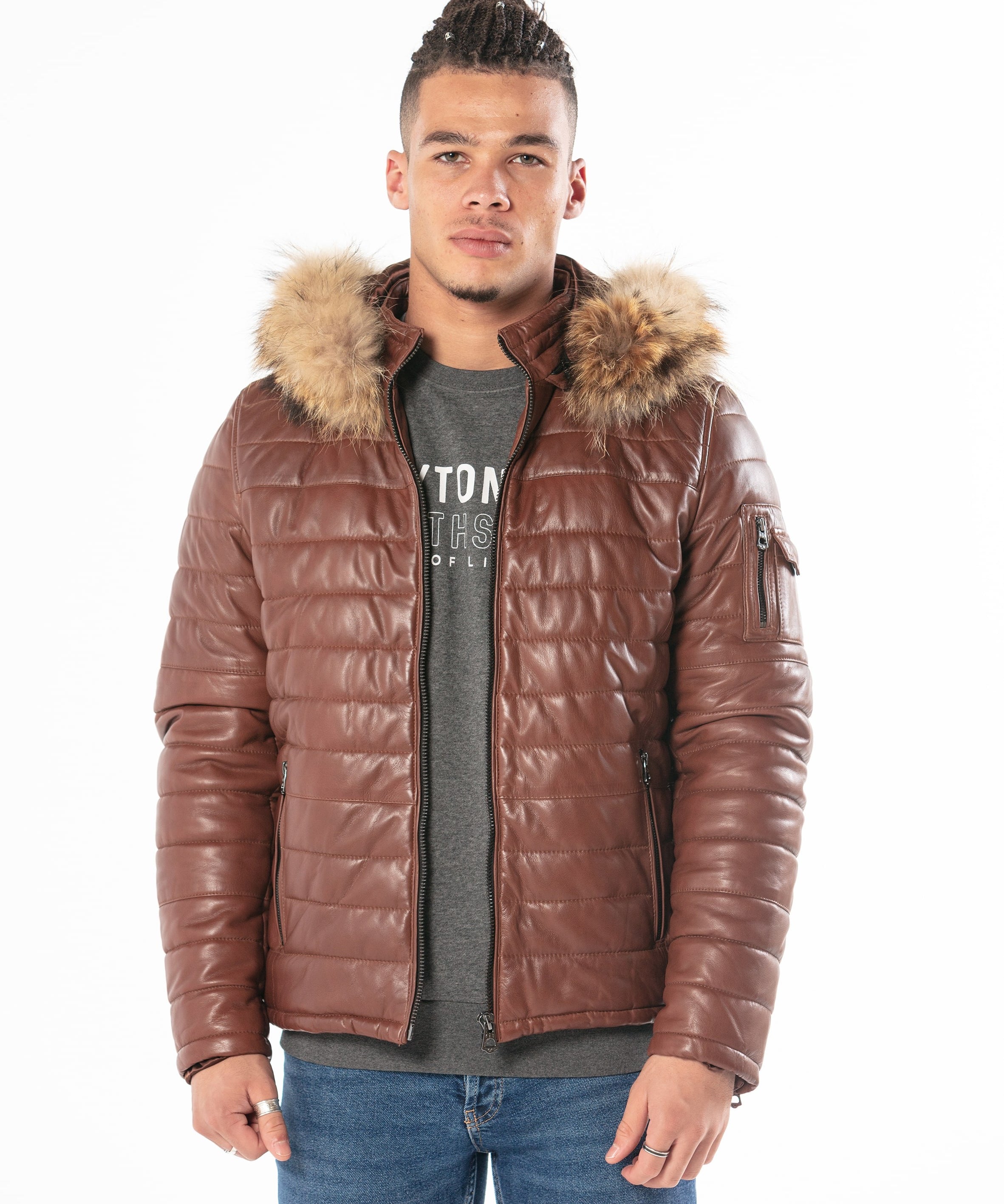 Daryl - Blouson cuir homme - Homme