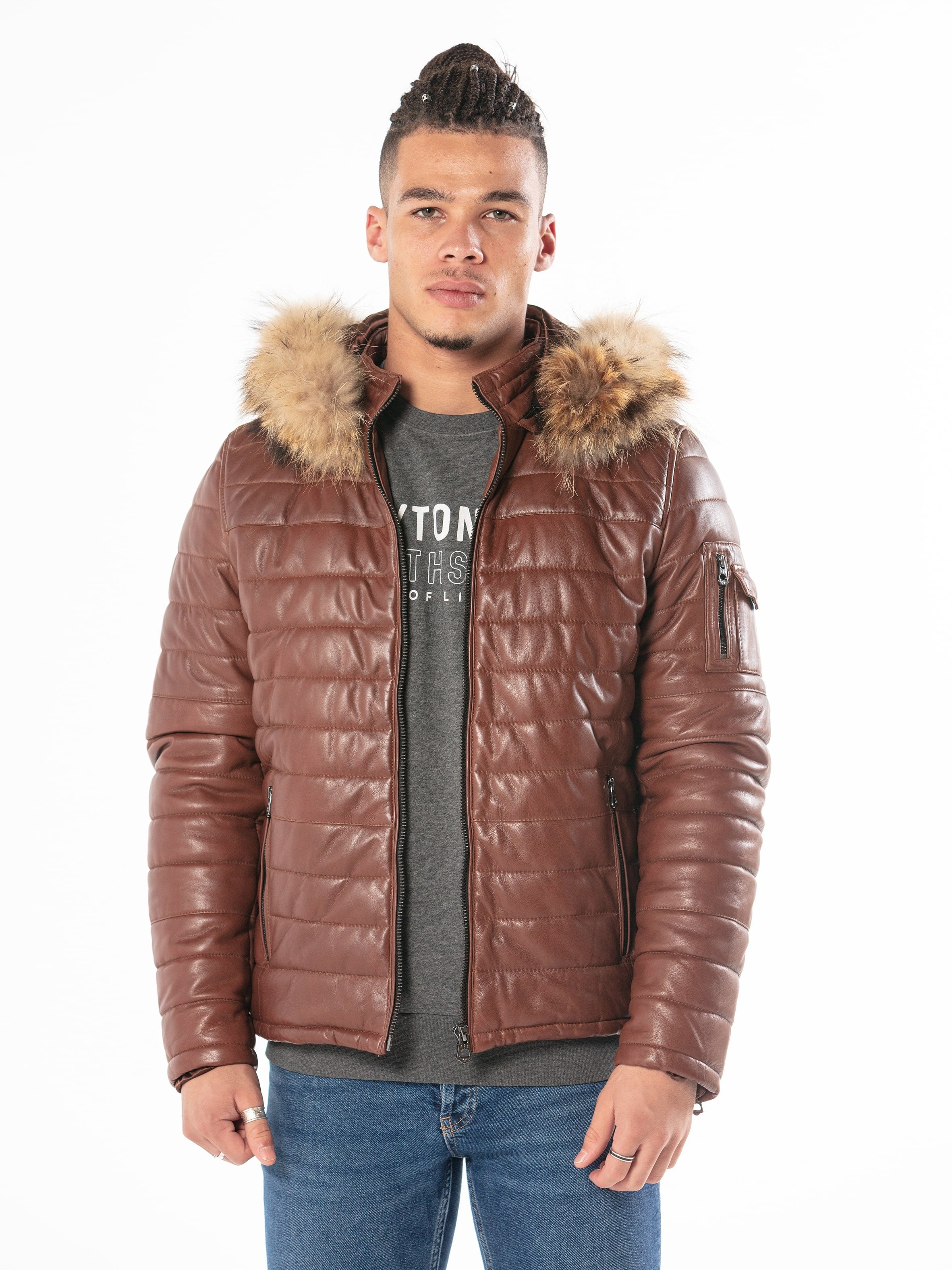 Daryl - Blouson cuir homme - Homme