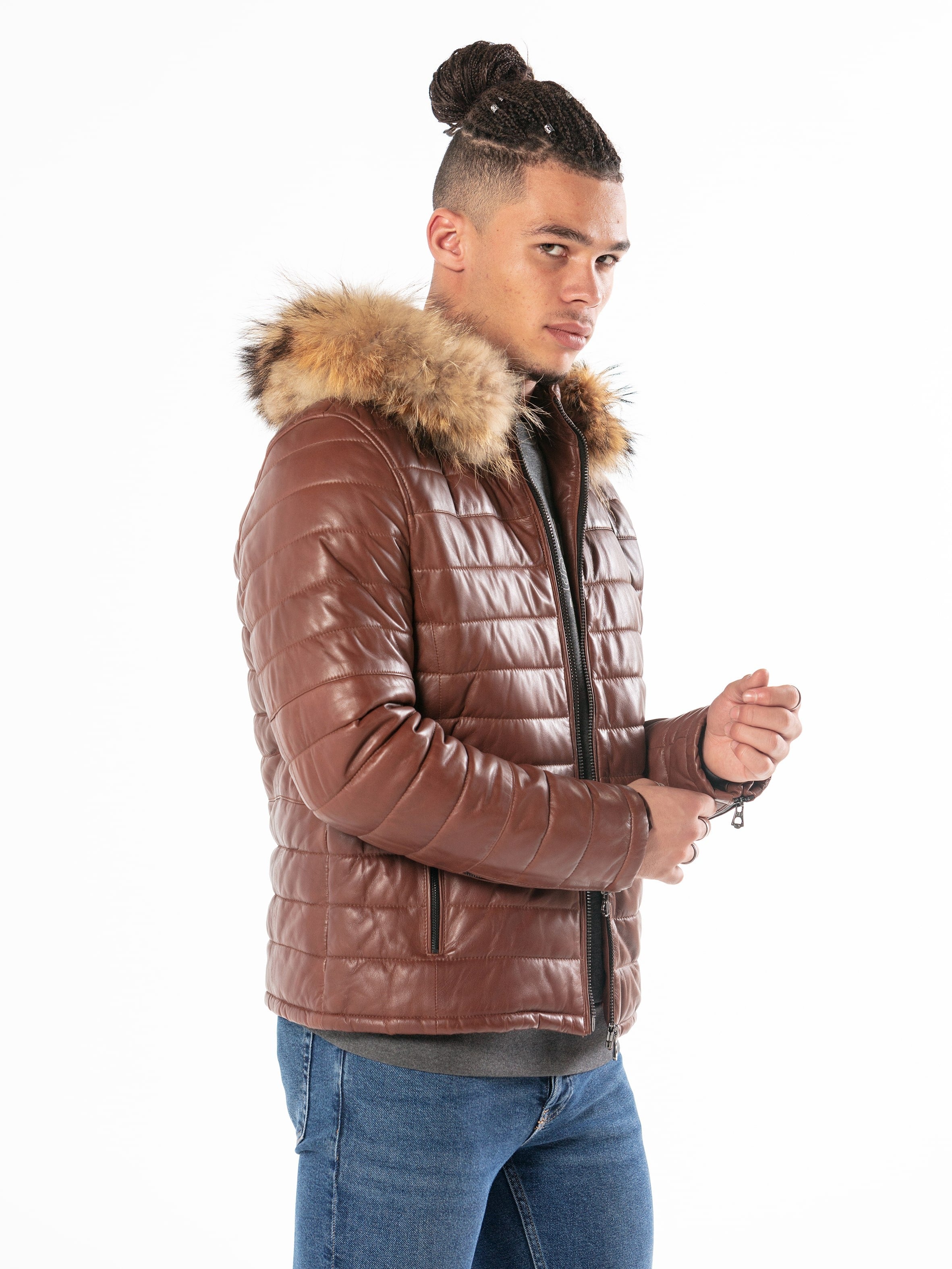 Daryl - Blouson cuir homme - Homme