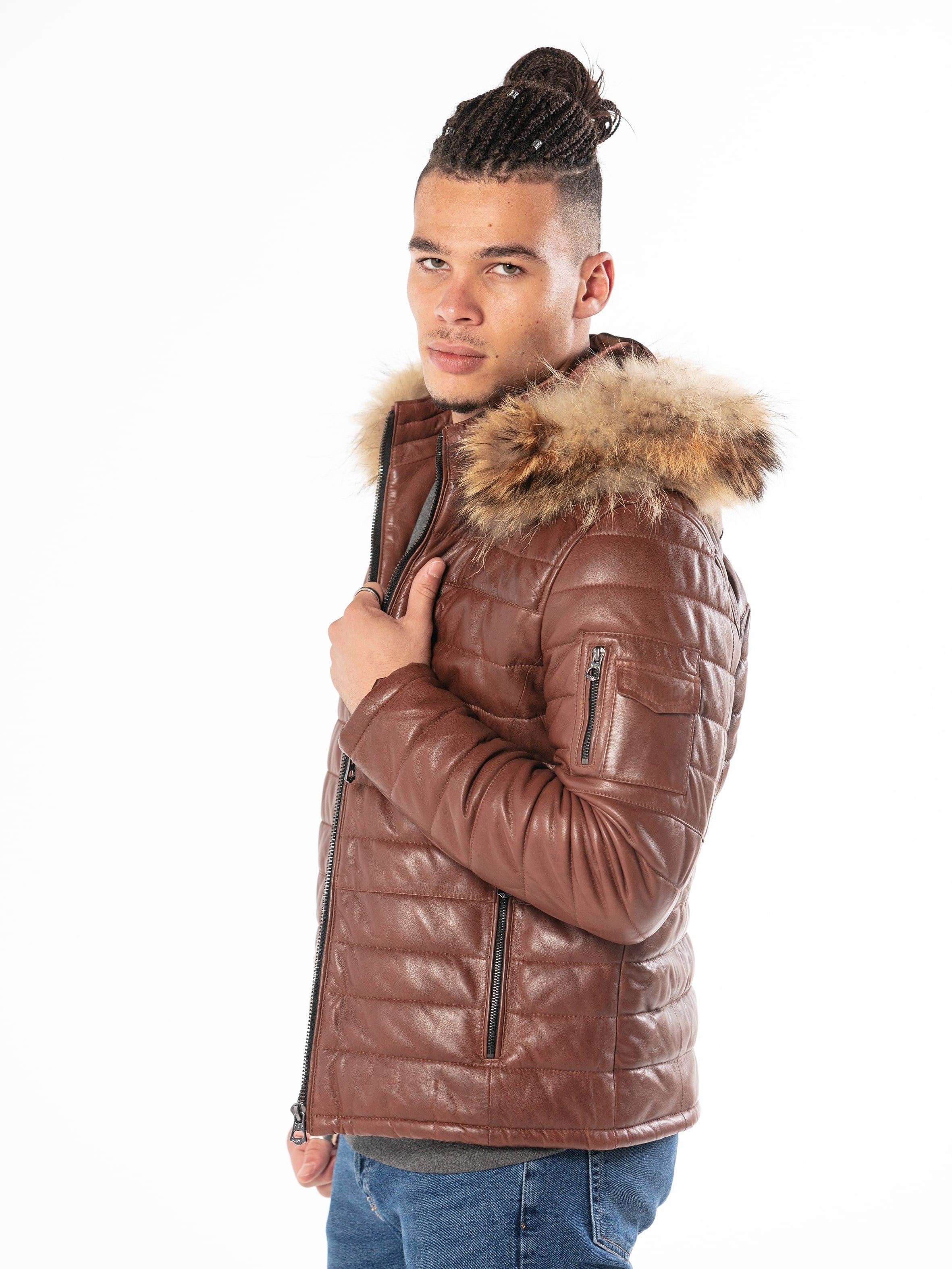 Daryl - Blouson cuir homme - Homme