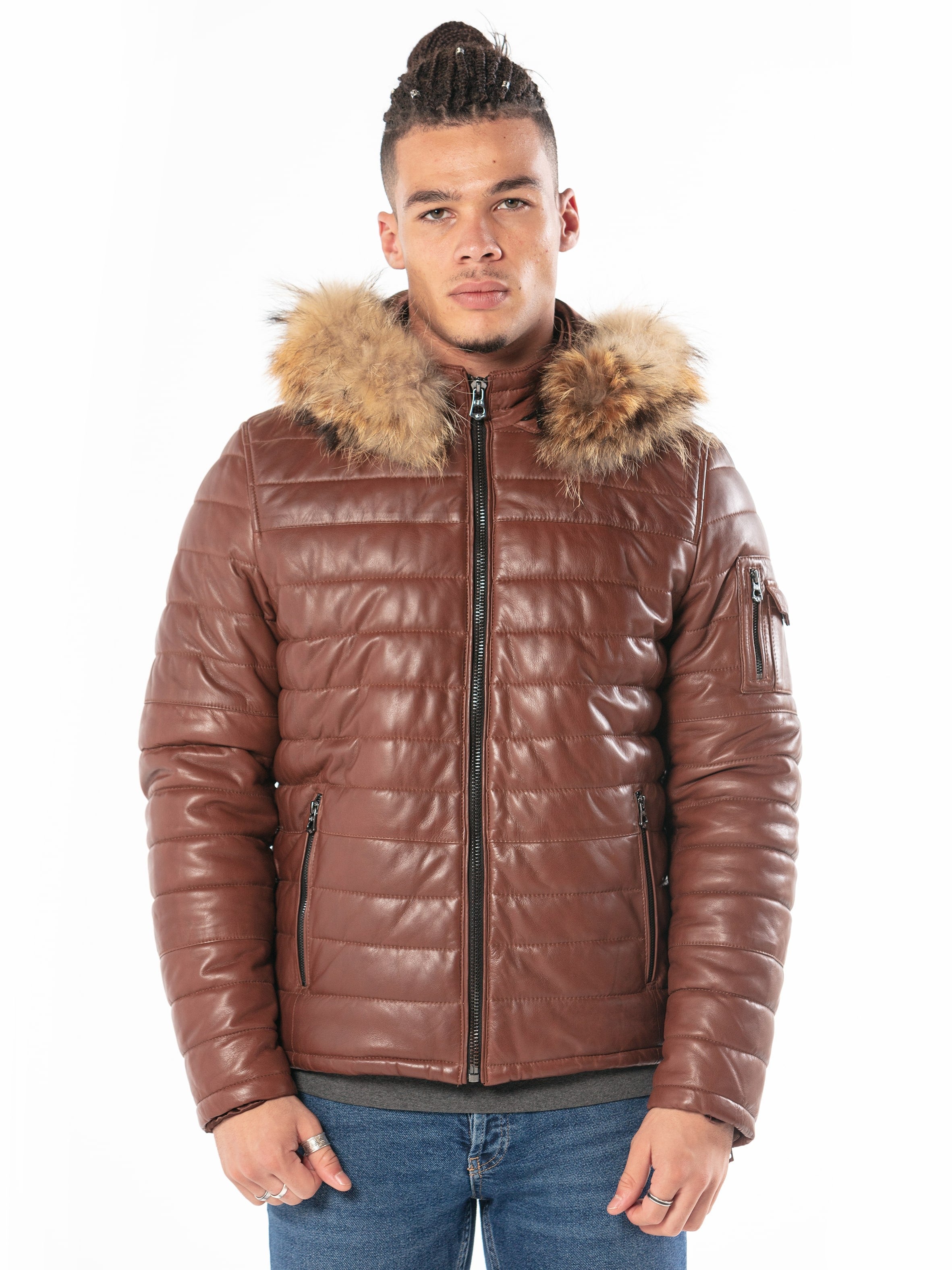 Daryl - Blouson cuir homme - Homme