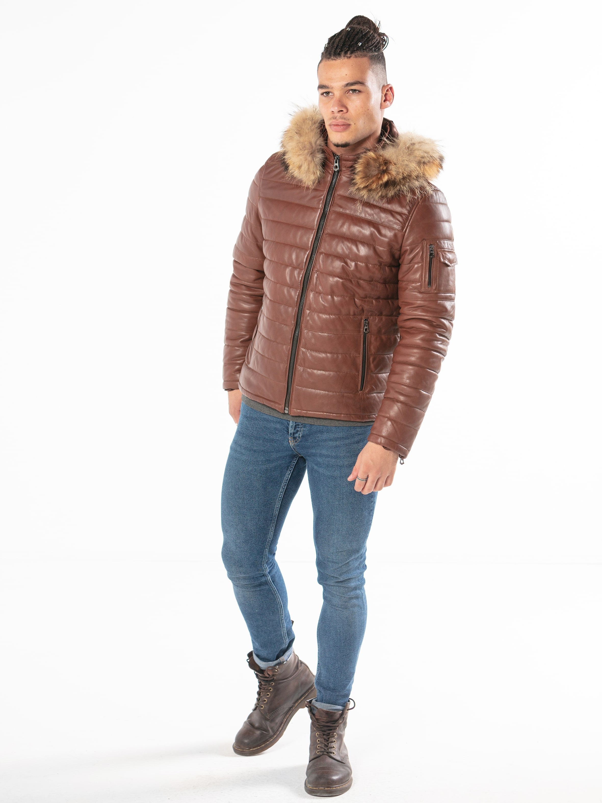 Daryl - Blouson cuir homme - Homme