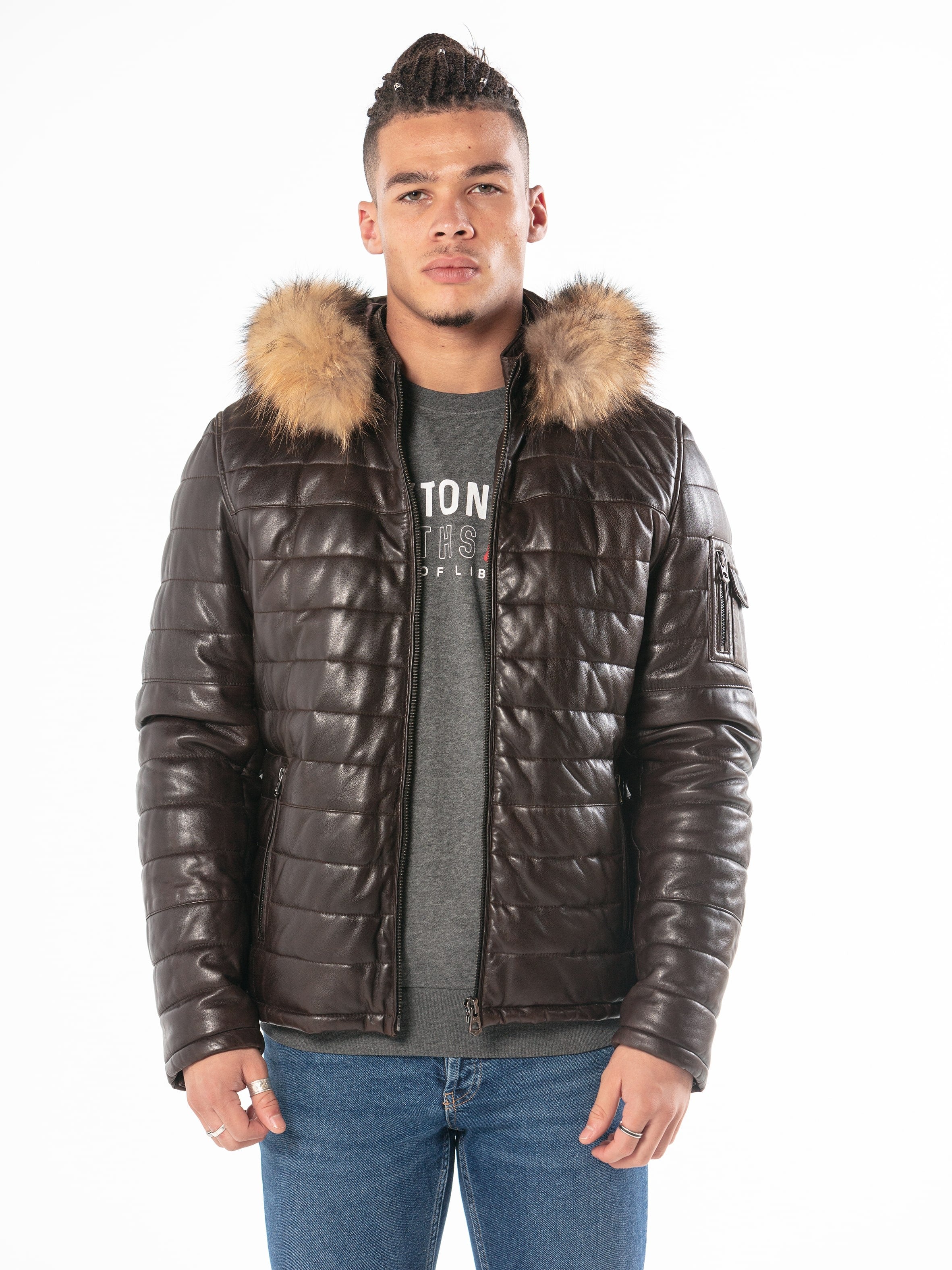 Daryl - Blouson cuir homme - Homme