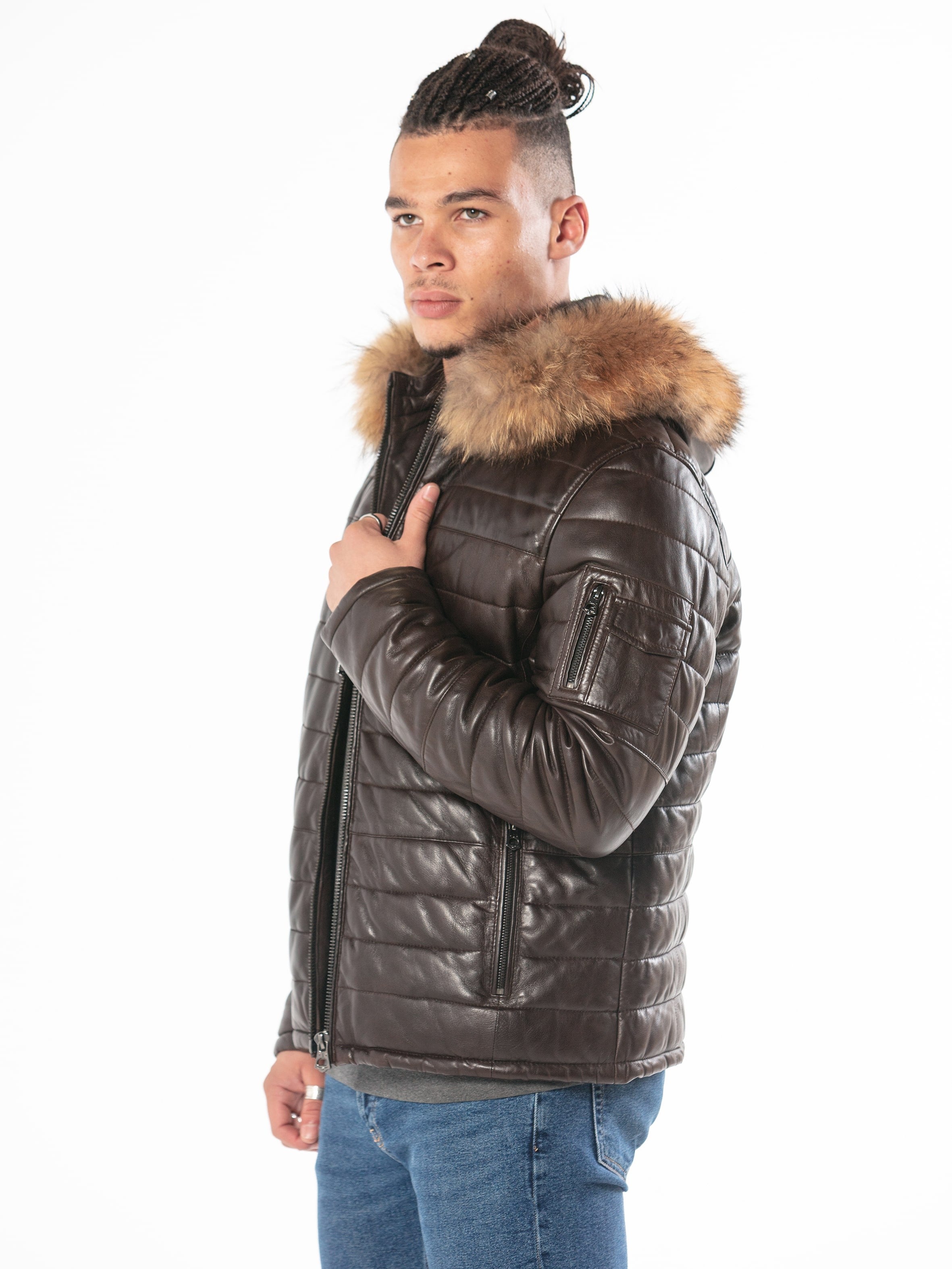 Daryl - Blouson cuir homme - Homme