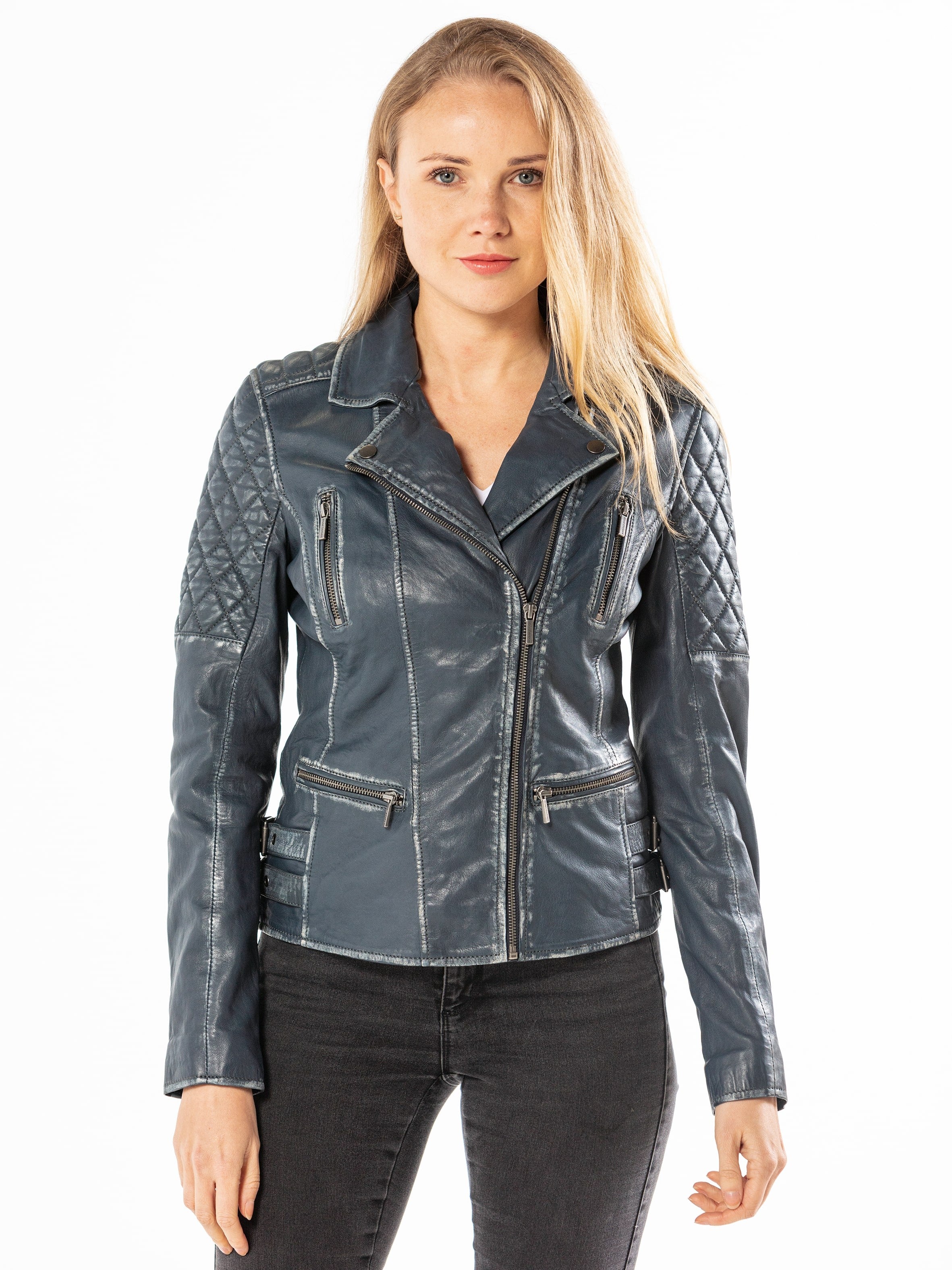 Jerrie victoria - Blouson cuir femme - Femme