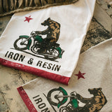 Moto bear - T-shirt textile homme - Iron and Resin