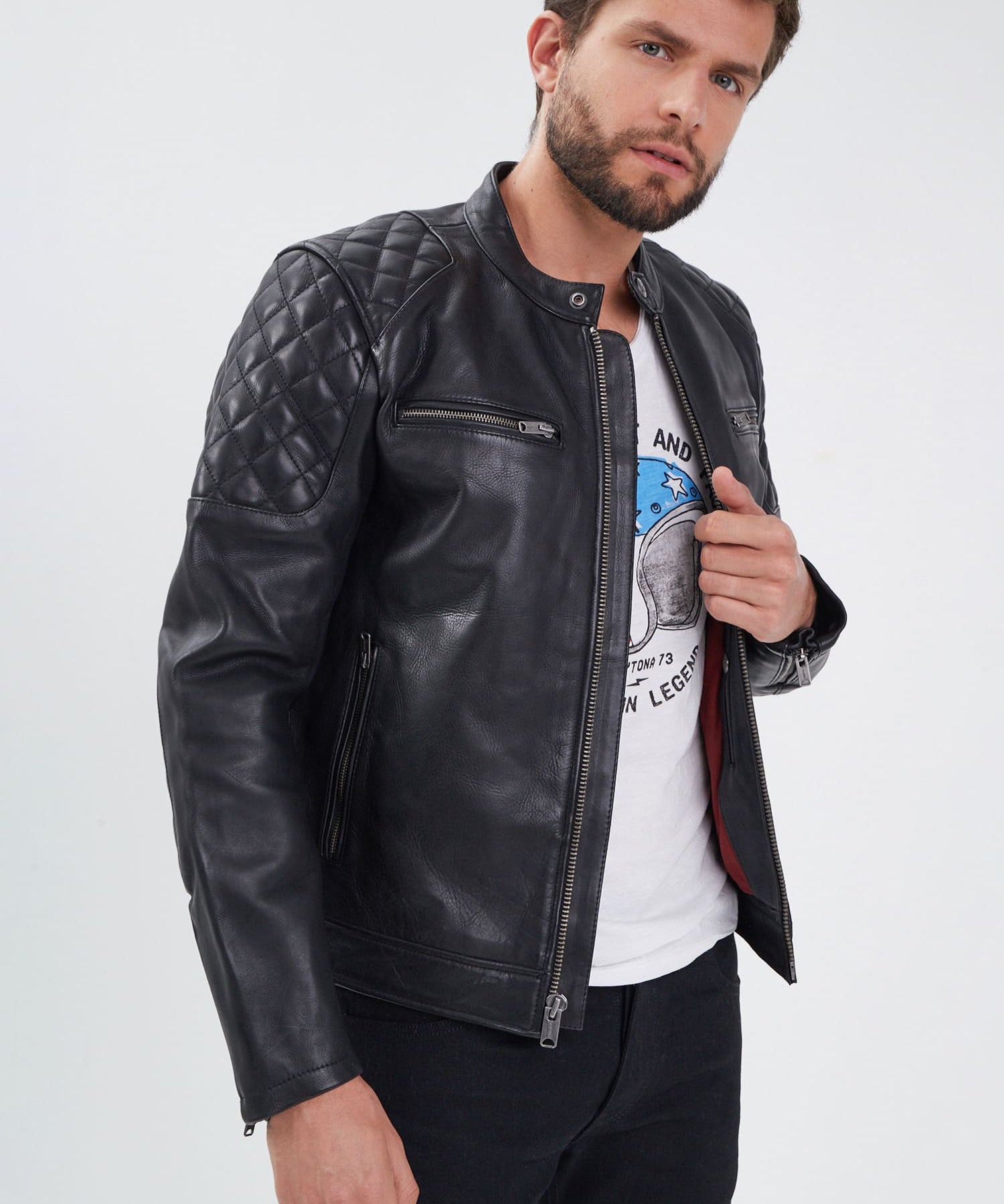 Cobalt - Blouson cuir homme - Homme