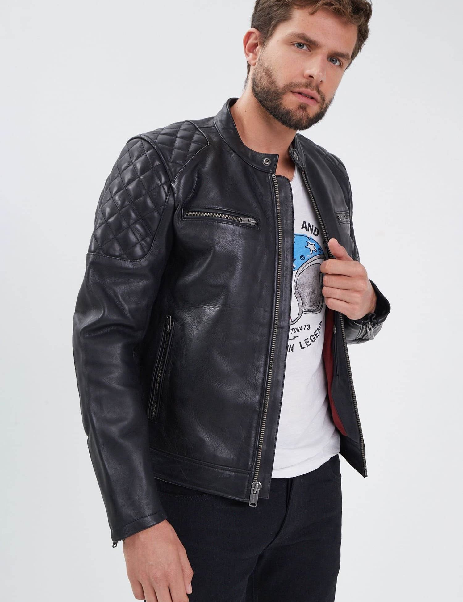 Cobalt - Blouson cuir homme - Homme