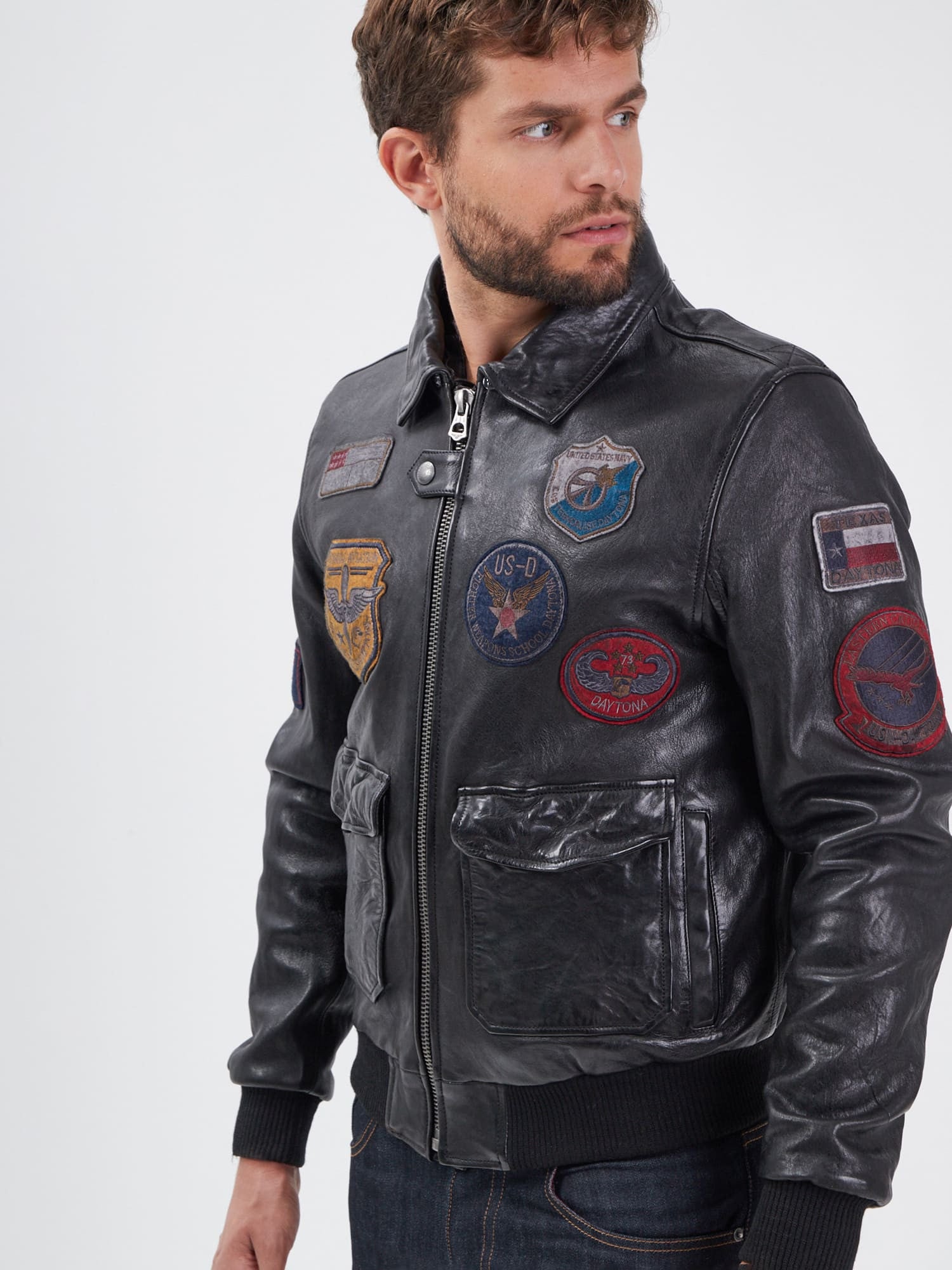 Mythic - Blouson cuir homme - Homme