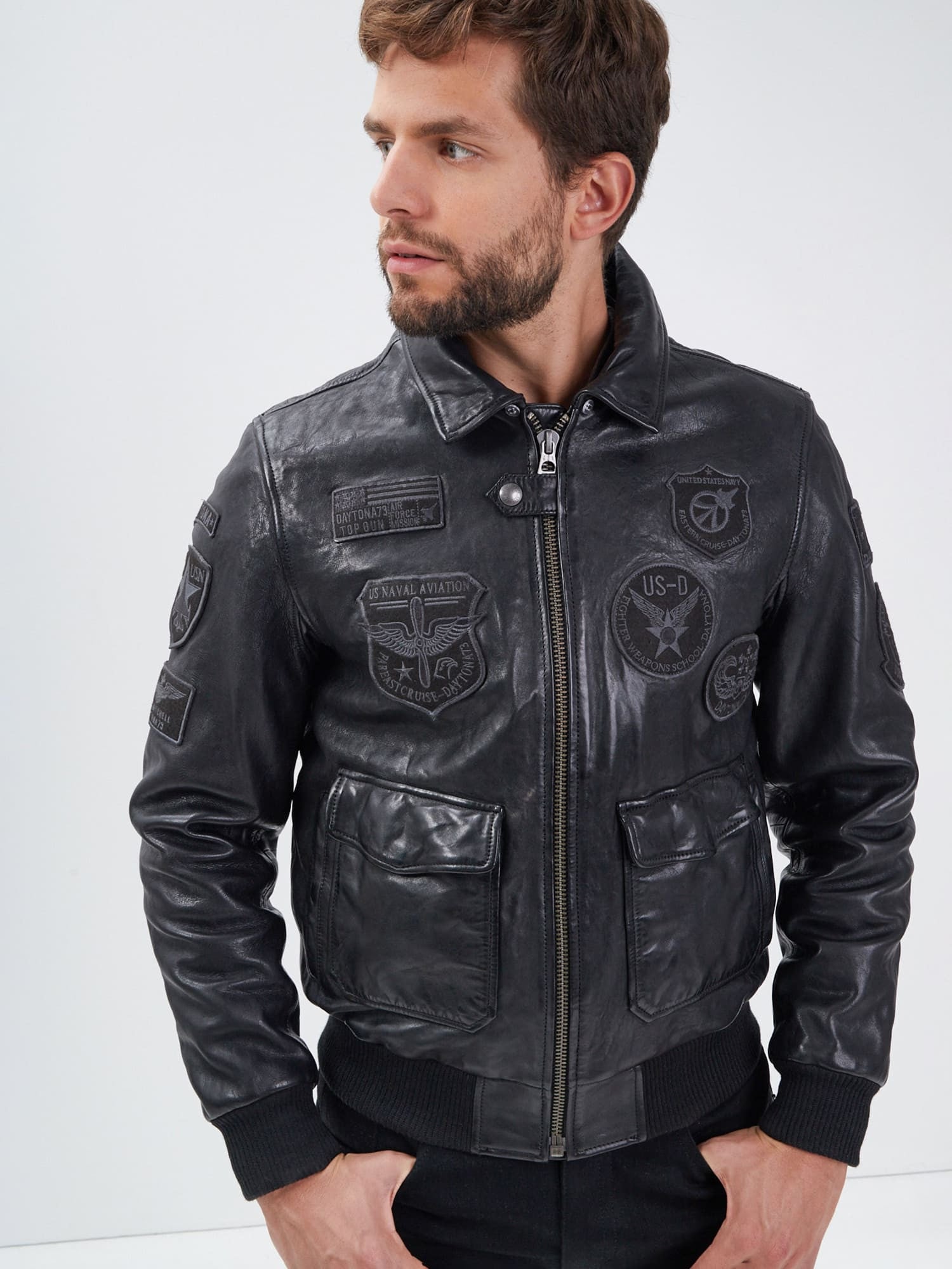 Mythic - Blouson cuir homme - Homme