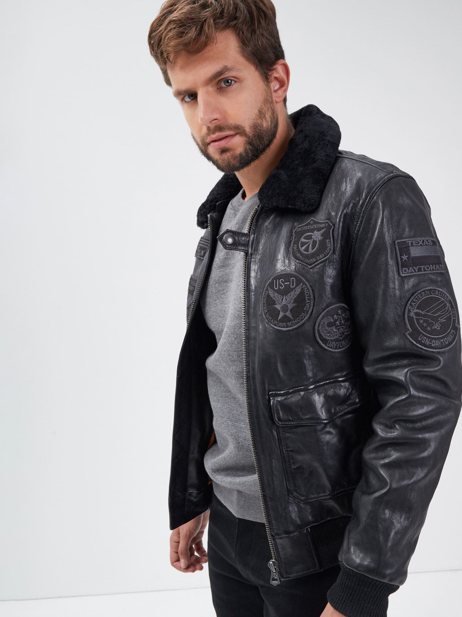 Mythic - Blouson cuir homme - Homme