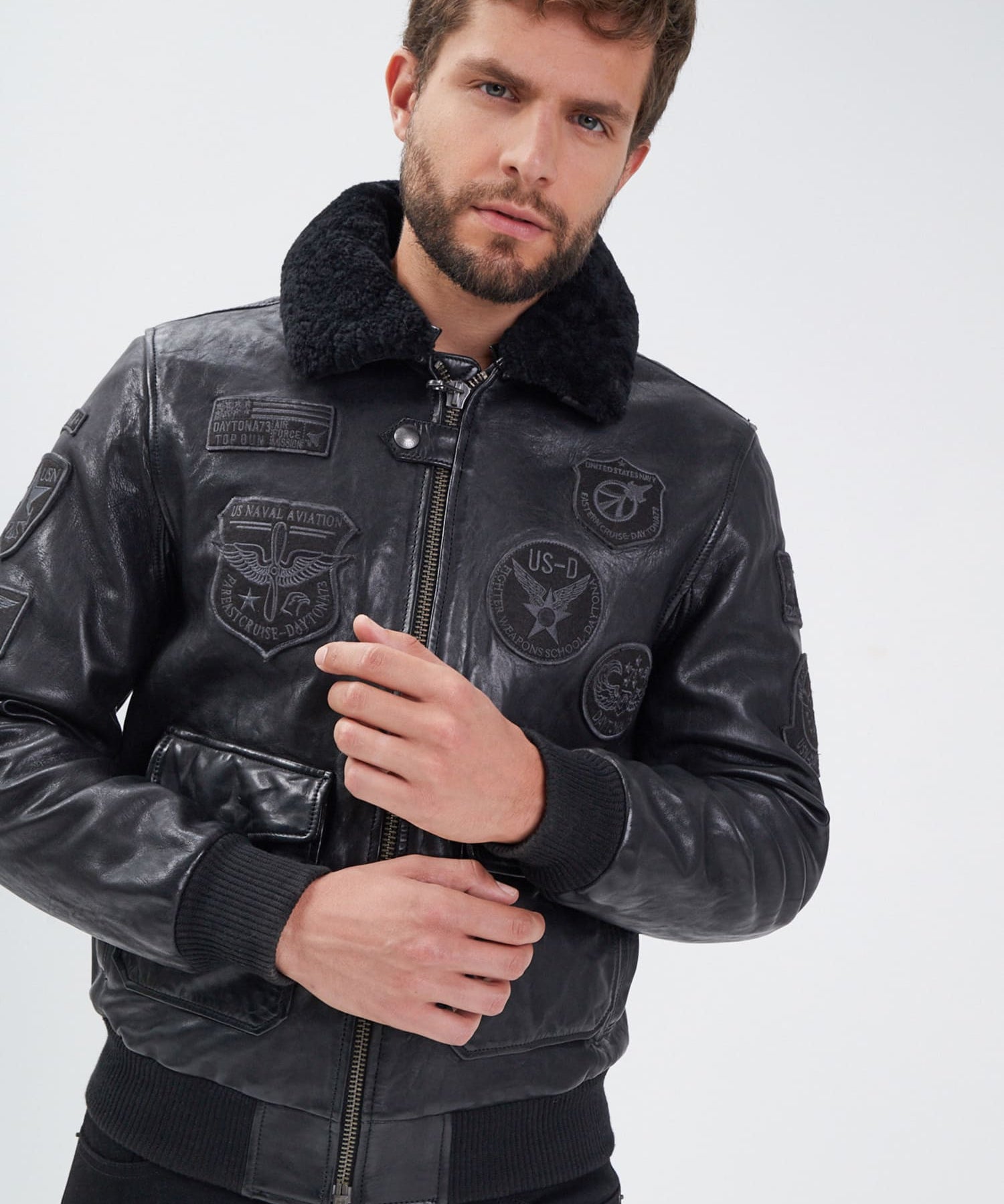 Mythic - Blouson cuir homme - Homme