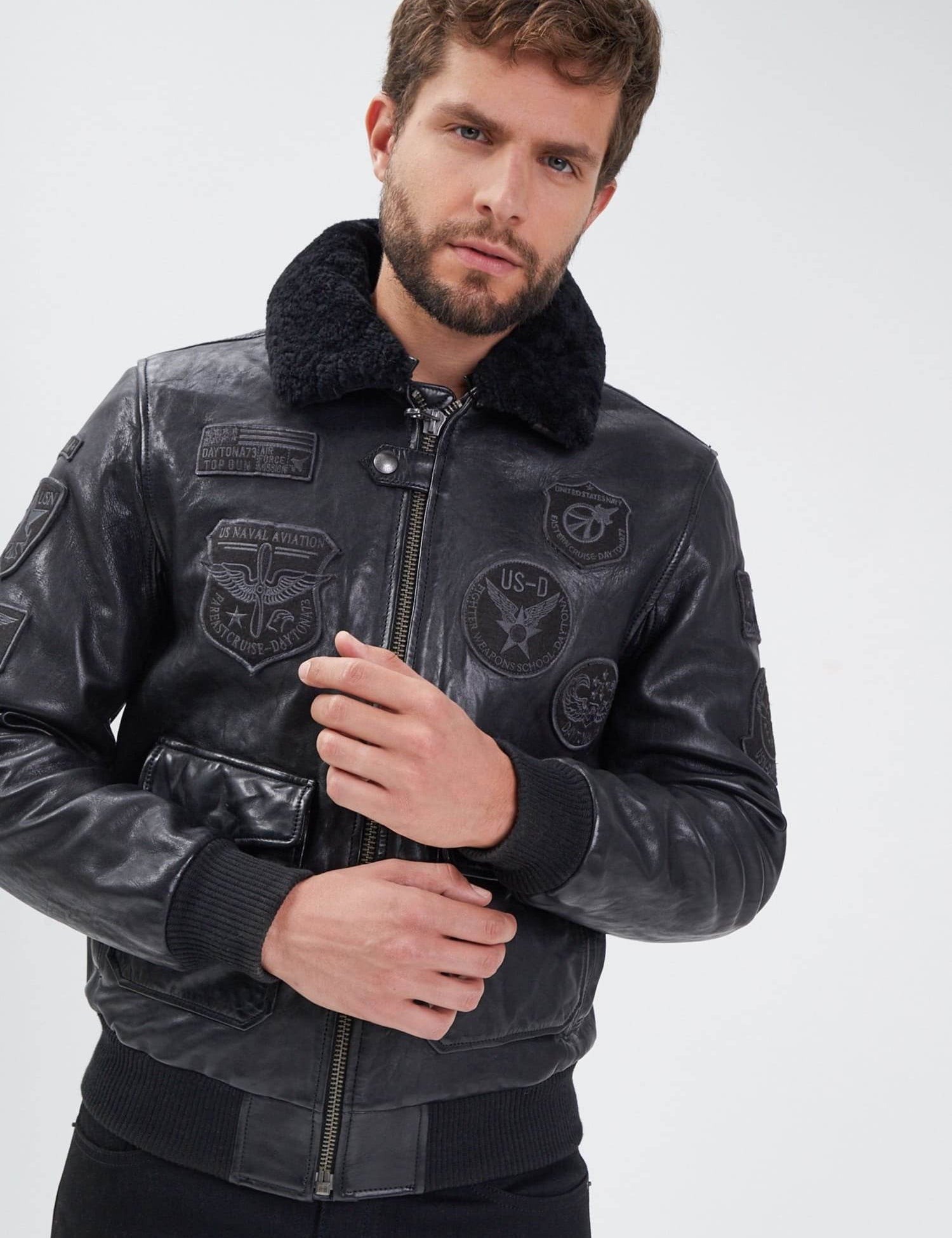 Mythic - Blouson cuir homme - Homme