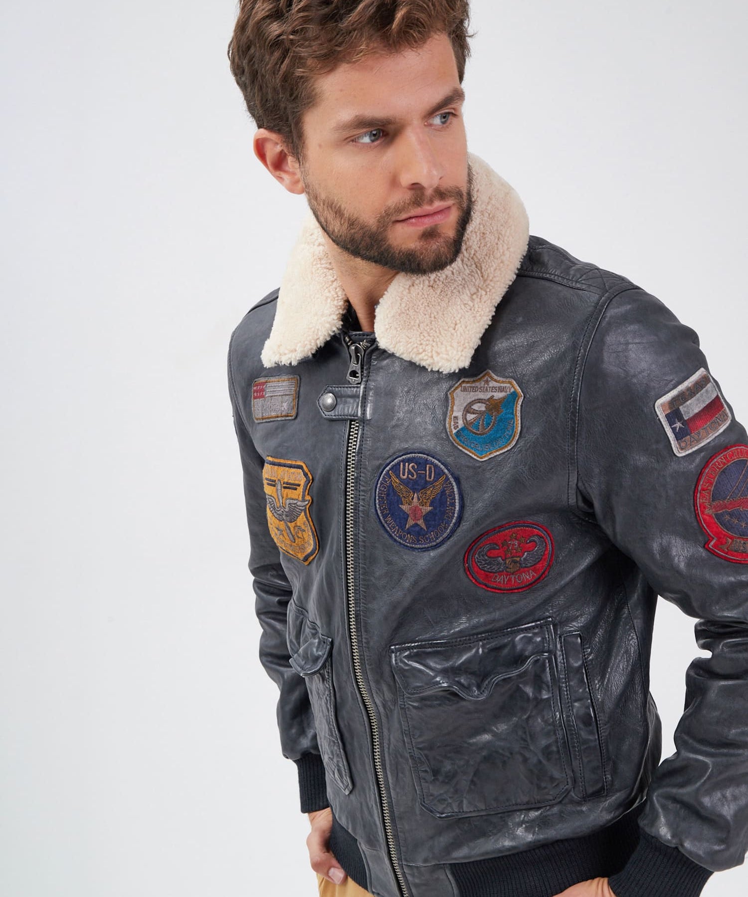 Mythic - Blouson cuir homme - Homme