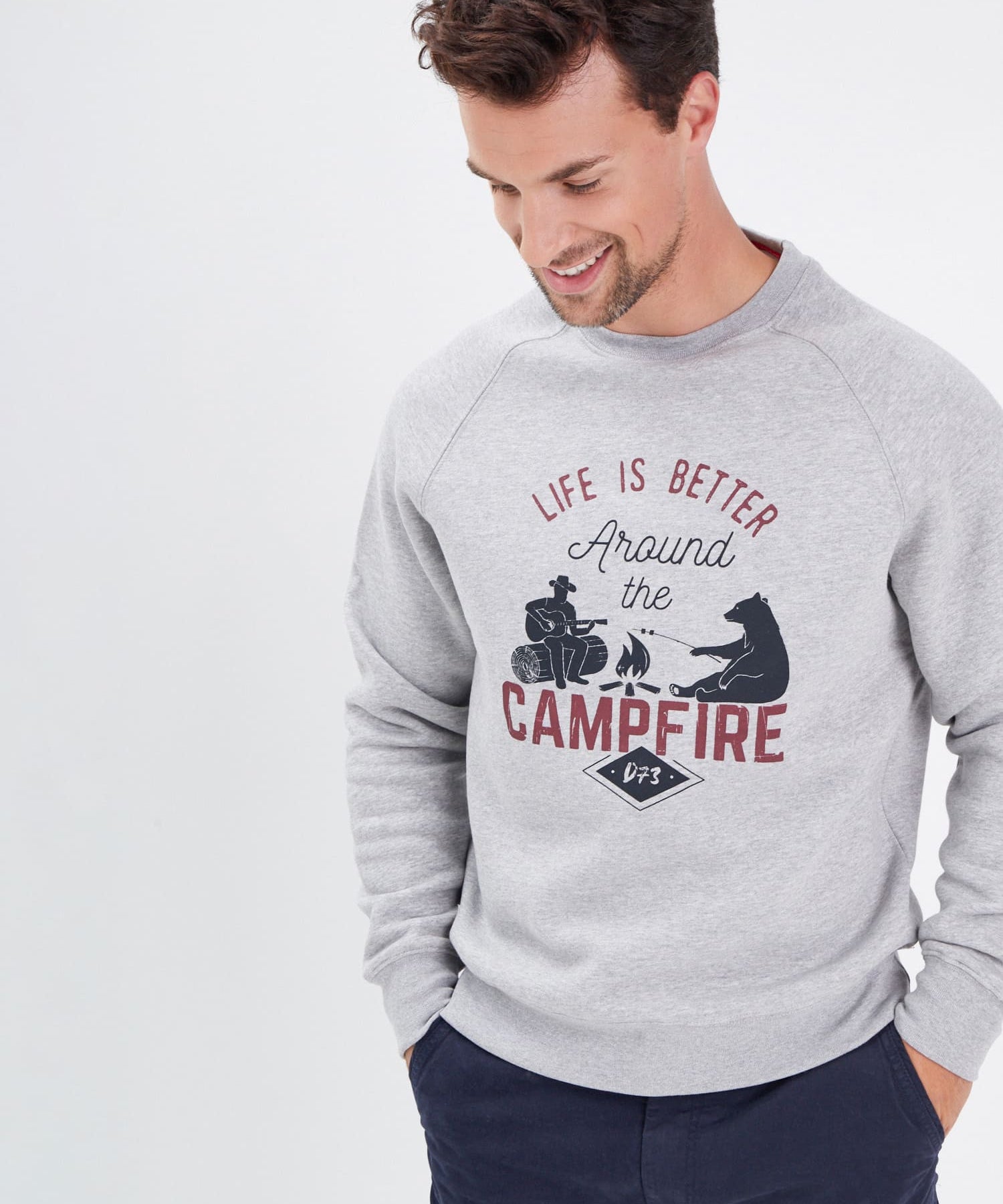 Campfire sweat - Sweat textile homme - Accueil