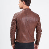 Collins - Blouson cuir homme - Homme