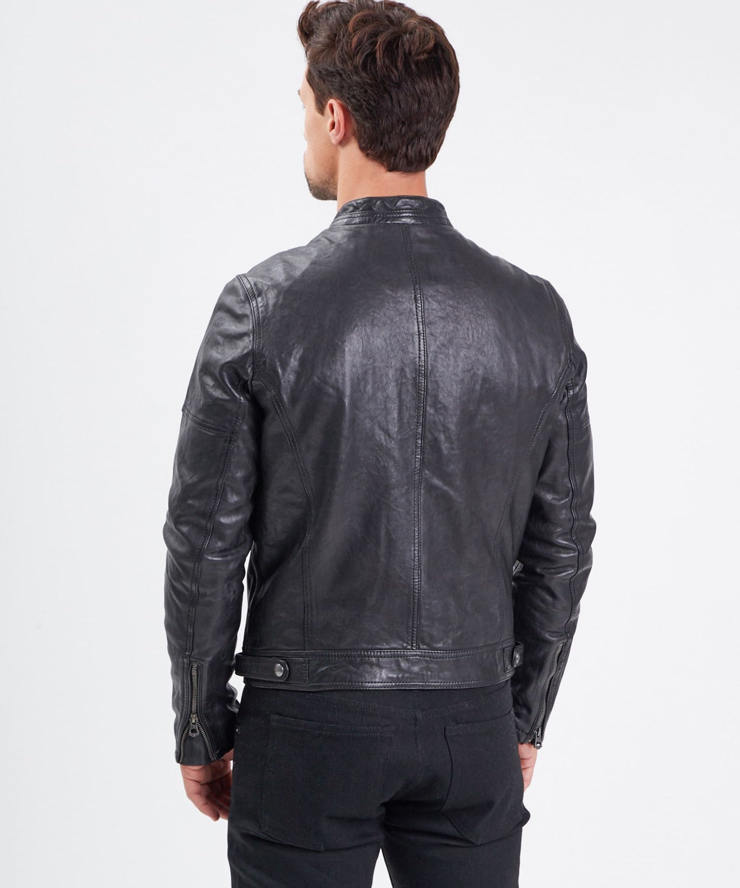 Collins - Blouson cuir homme - Homme