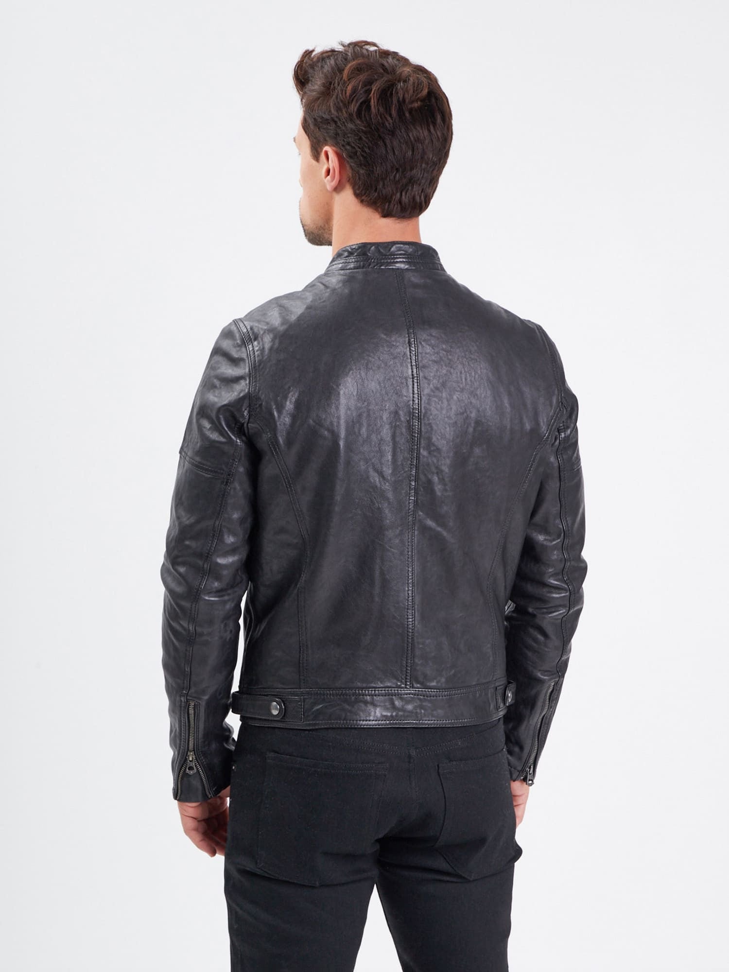 Collins - Blouson cuir homme - Homme