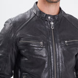 Collins - Blouson cuir homme - Homme