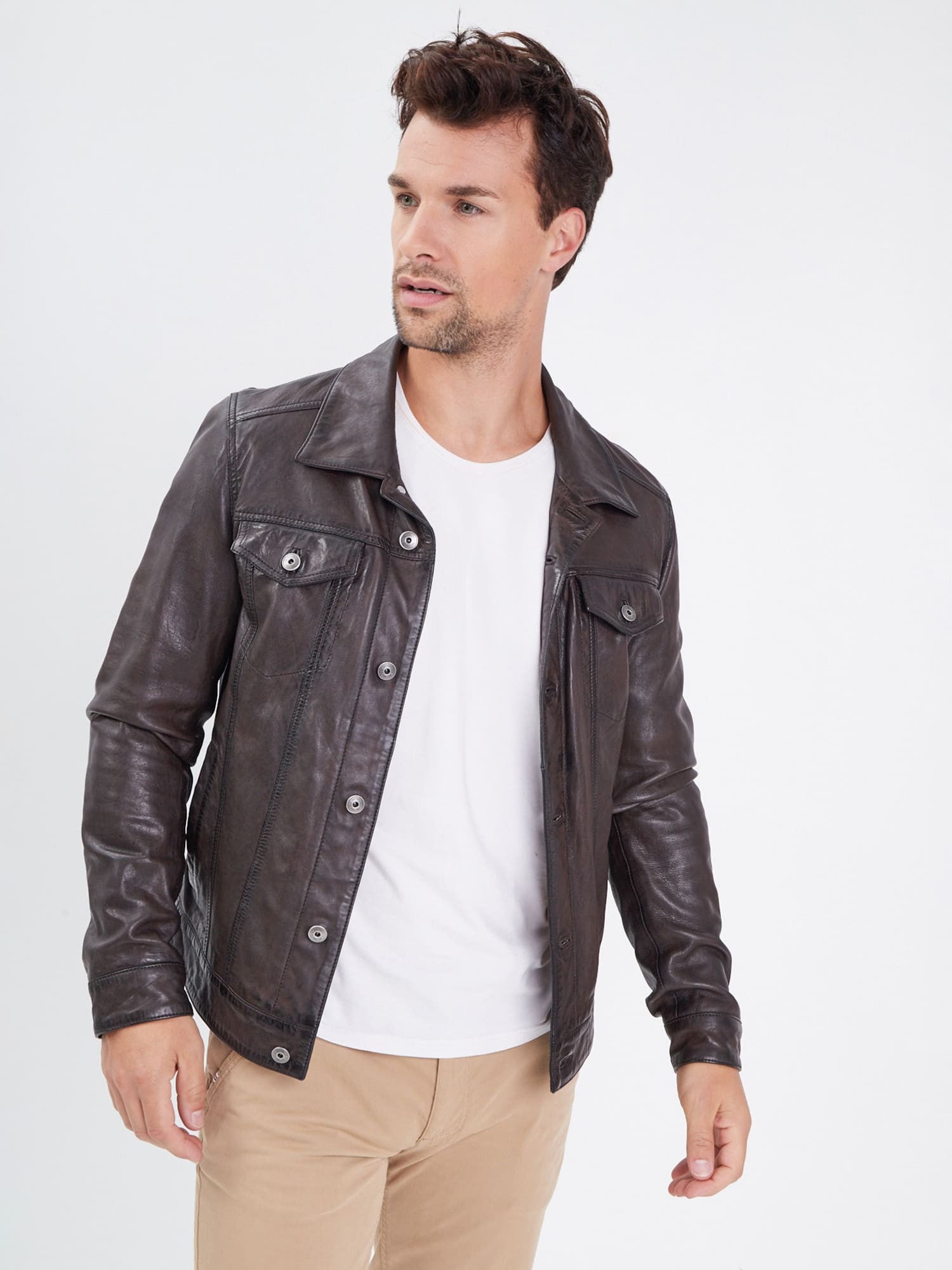 Baker - Blouson cuir homme - Accueil