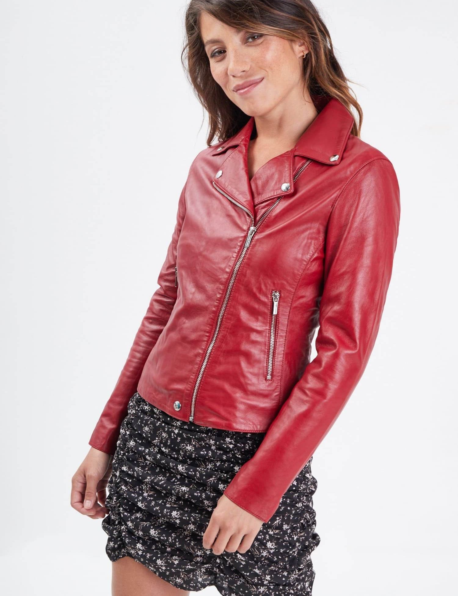 Bojana - Perfecto cuir femme - Accueil