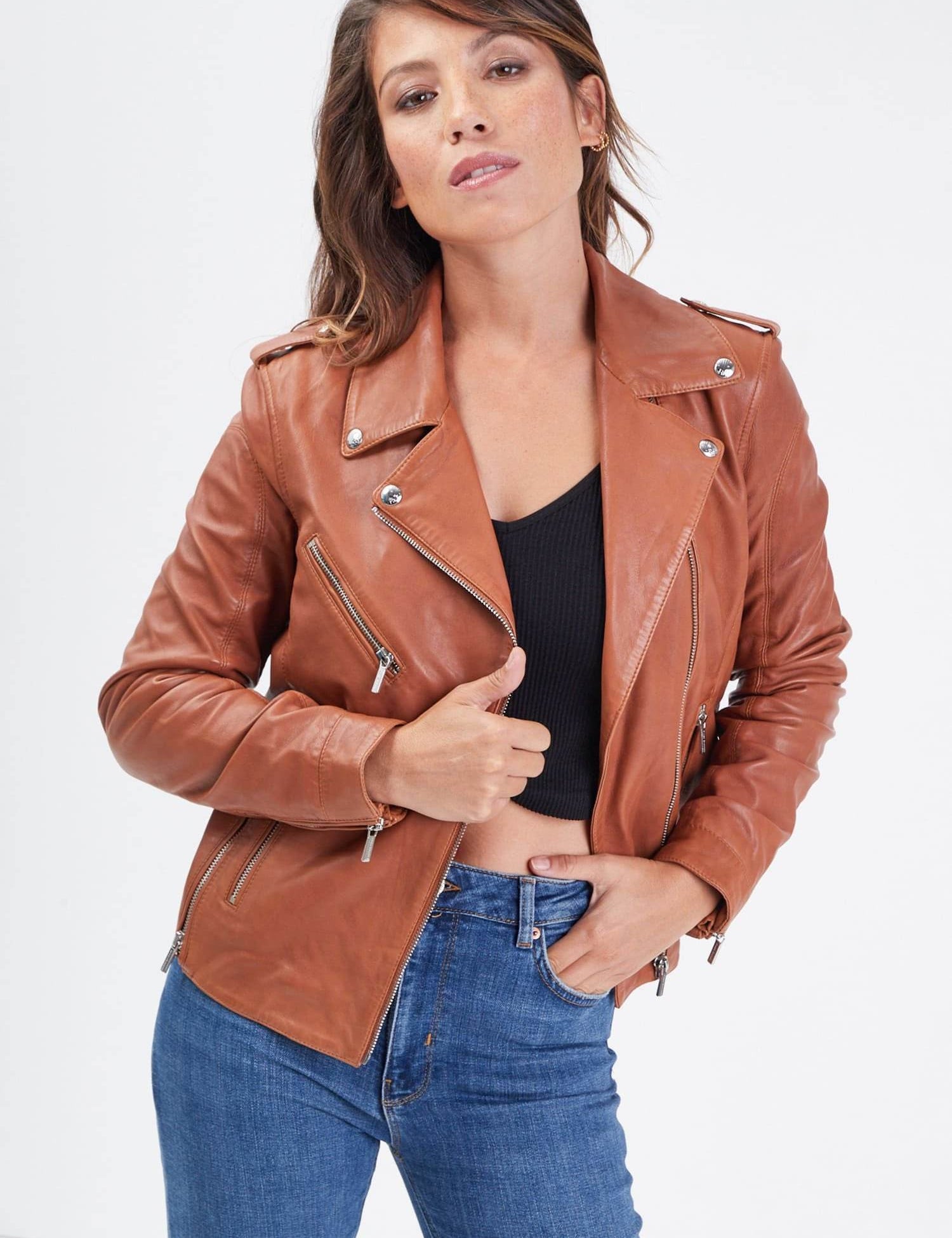 Paloma - Perfecto cuir femme - Accueil