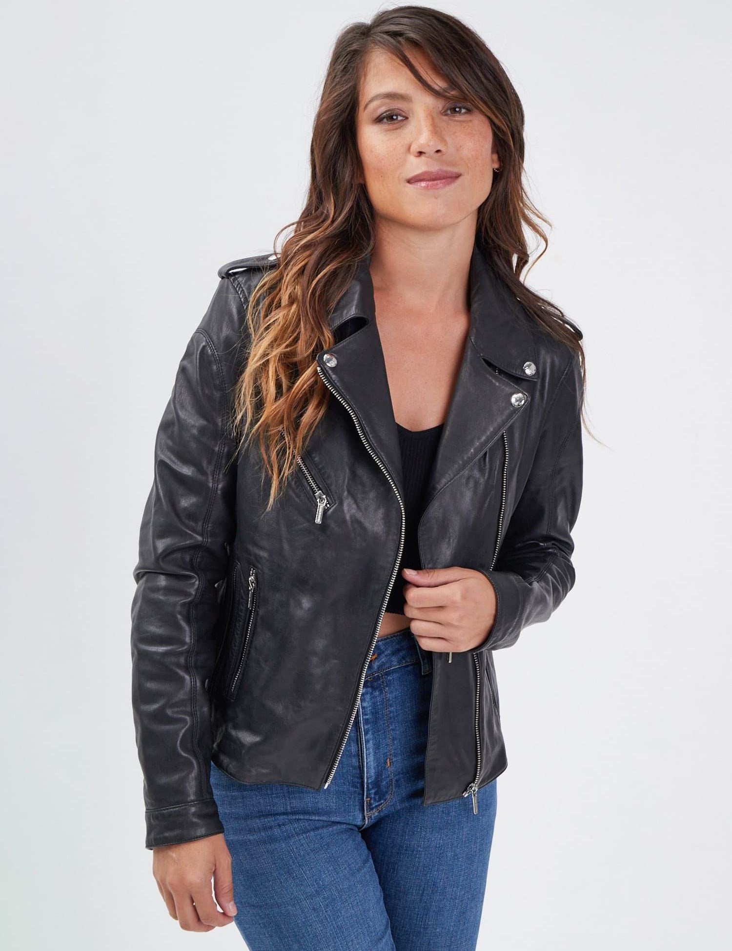 Paloma - Perfecto cuir femme - Accueil