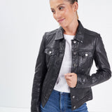 Janila - Blouson cuir femme - Accueil