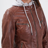 Silene + hood - Blouson cuir femme - Accueil