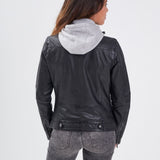 Silene + hood - Blouson cuir femme - Accueil