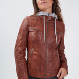 Silene + hood - Blouson cuir femme - Accueil