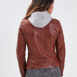 Silene + hood - Blouson cuir femme - Accueil