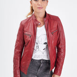 Silene + hood - Blouson cuir femme - Accueil