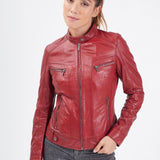 Silene + hood - Blouson cuir femme - Accueil